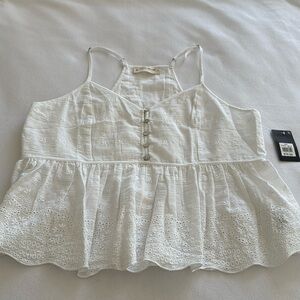 Lucky Brand Eyelet top